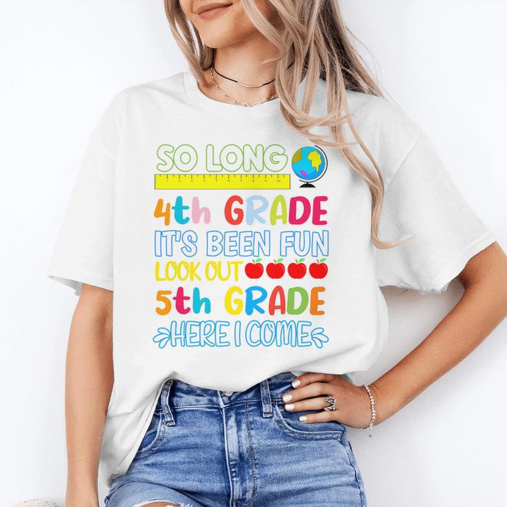 So Long 4th Grade Here I Come Graduation 5th Grade Kids Tee Premium Unisex T-Shirt