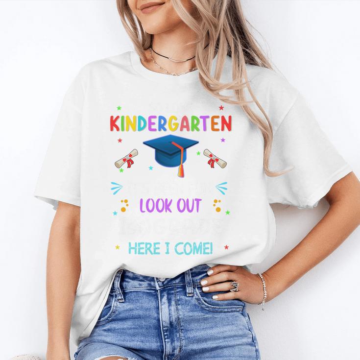 So Long Kindergarten Graduation Look Out 1st Grade 2025 Kids Premium Tri-Blend Unisex T-Shirt