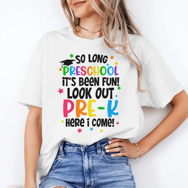 So Long Preschool Pre-K Here I Come Graduation Unisex T-Shirt