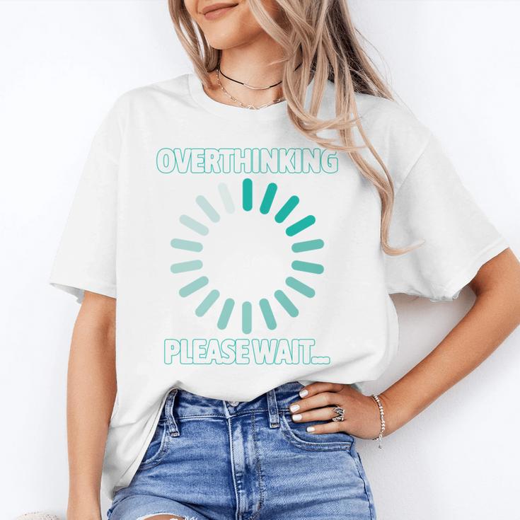 Social Introvert's Overthinking Please Wait Awkward Humor Unisex T-Shirt Social Introvert's Overthinking Please Wait Awkward Humor Unisex T-Shirt
