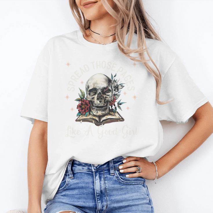 Spread Those Pages Like A Good Girl Dark Romance Smutt Books Unisex T-Shirt