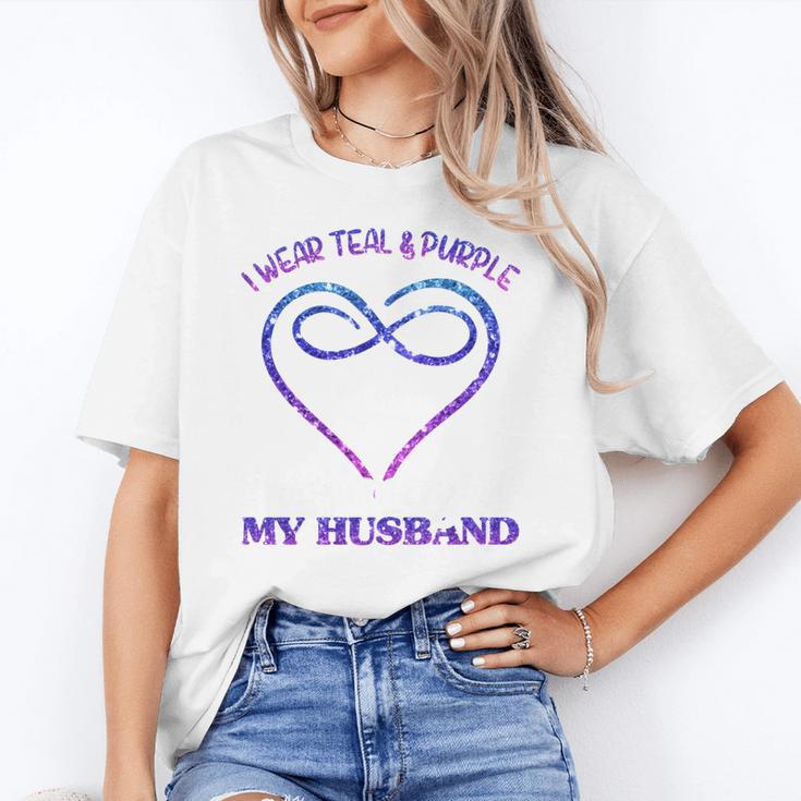 Suicide Prevention Shirt Teal & Purple In Memory Of Husband Unisex T-Shirt Suicide Prevention Shirt Teal & Purple In Memory Of Husband Unisex T-Shirt