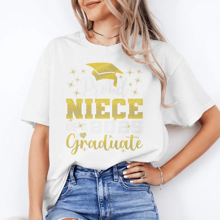 Super Proud Niece Of 2025 Graduate Senior Graduation Family Premium Unisex T-Shirt