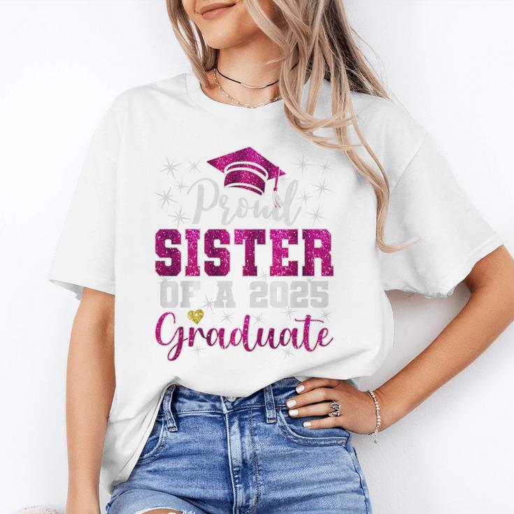 Super Proud Sister Of 2025 Graduate Senior Graduation Family Premium Tri-Blend Unisex T-Shirt