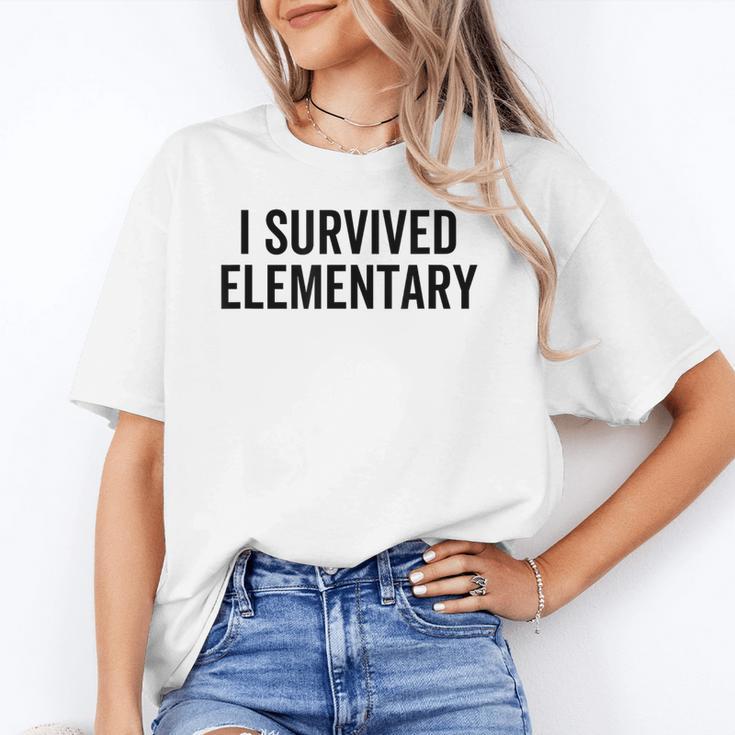 I Survived Elementary Graduation School Student Unisex T-Shirt