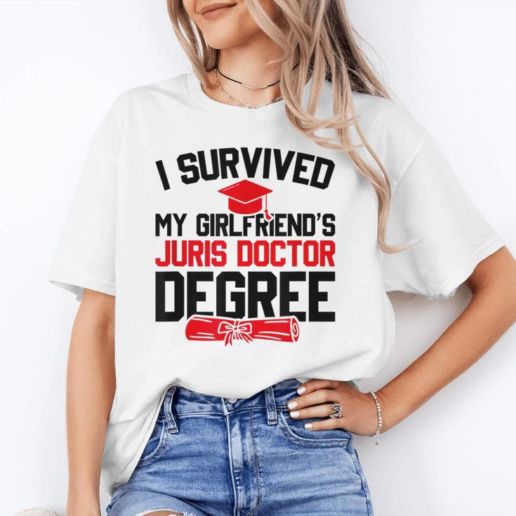 I Survived My Girlfriend's Juris Doctor Degree Graduation Unisex T-Shirt