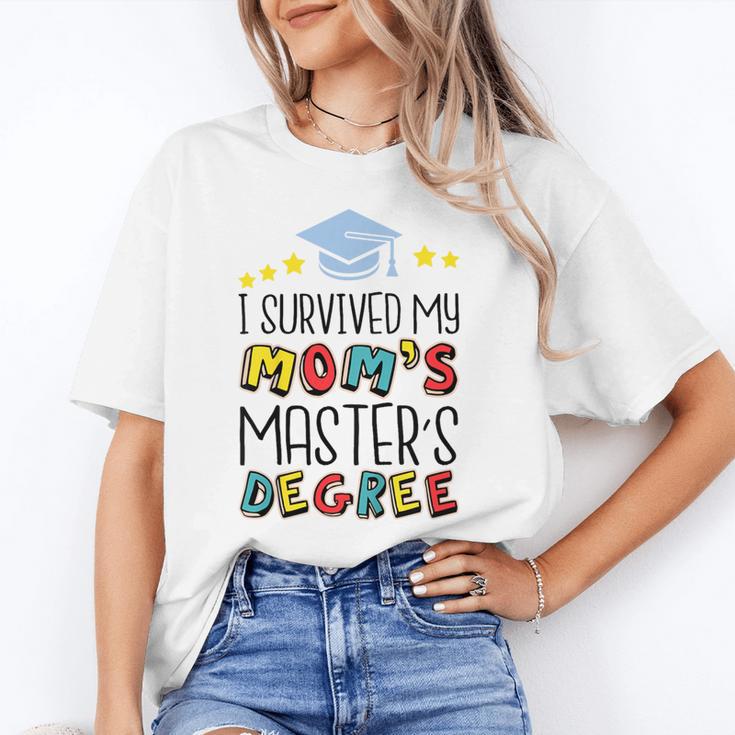 I Survived My Mom's Master's Degree Master Graduation Unisex T-Shirt
