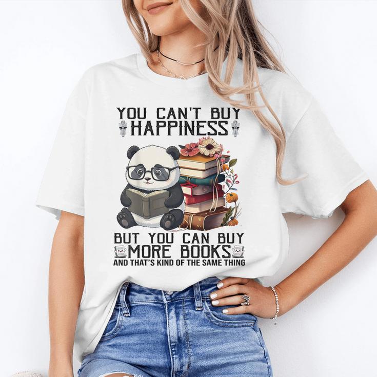 Teacher Bookworm Book Lover Panda Reading Book Librarian Tee Unisex T-Shirt