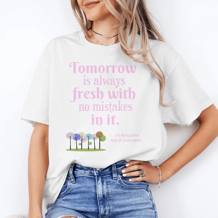 Tomorrow Is Fresh Anne Of Green Gables Book Quote Shirt Premium Tri-Blend Unisex T-Shirt