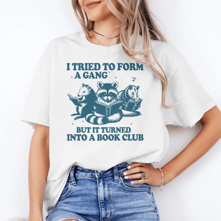 I Tried To Form A Gang But It Turned Into A Book-Club Reader Premium Tri-Blend Unisex T-Shirt I Tried To Form A Gang But It Turned Into A Book-Club Reader Premium Tri-Blend Unisex T-Shirt