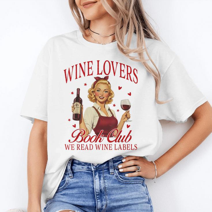 Valentine’s Day Wine Lovers Book Club We Read Wine Labels Unisex T-Shirt