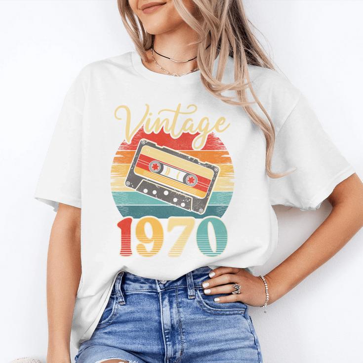 Vintage 1970 Retro Cassette Tape 70s Born Nostalgia Birthday Unisex T-Shirt