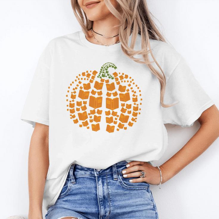 Vintage Book Pumpkin Autumn Fall Librarians Bookworm Teacher Unisex T-Shirt Vintage Book Pumpkin Autumn Fall Librarians Bookworm Teacher Unisex T-Shirt