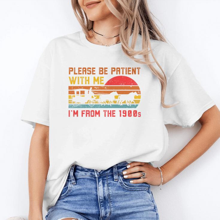 Vintage Retro Please Be Patient With Me I'm From The 1900s Premium Unisex T-Shirt