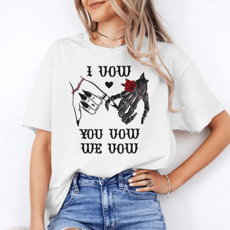 I Vow You Vow We Vow Merch Dark Romance Smutty Book Smutt Unisex T-Shirt