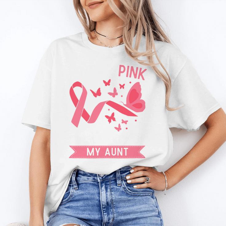 I Wear Pink In Memory Of My Aunt Unisex T-Shirt I Wear Pink In Memory Of My Aunt Unisex T-Shirt