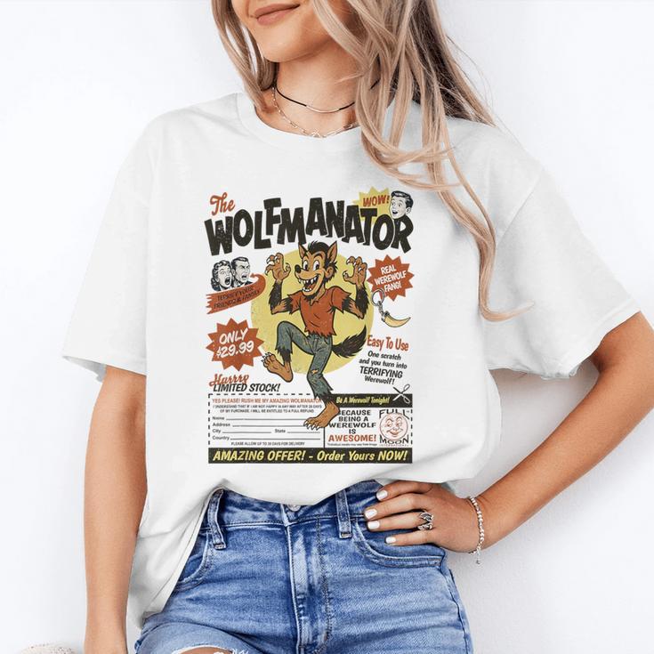 Werewolf Wolfmanator Nostalgia Vintage Halloween Unisex T-Shirt