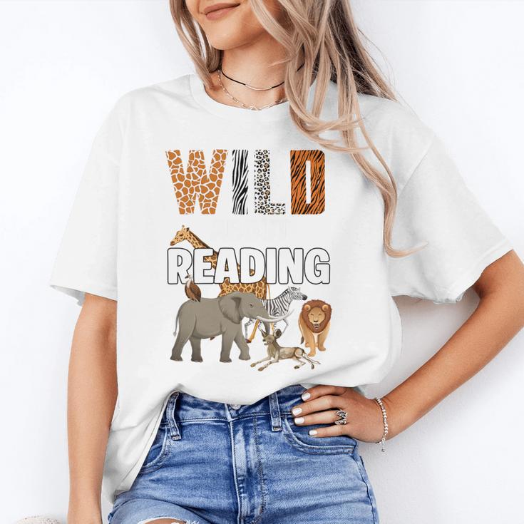 Wild About Reading Book Reader Book Nerd Book Reading Lover Premium Tri-Blend Unisex T-Shirt