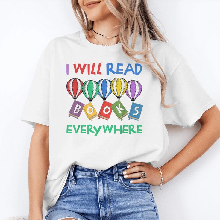 I Will Read Books Everywhere Across America Child Readers Unisex T-Shirt I Will Read Books Everywhere Across America Child Readers Unisex T-Shirt