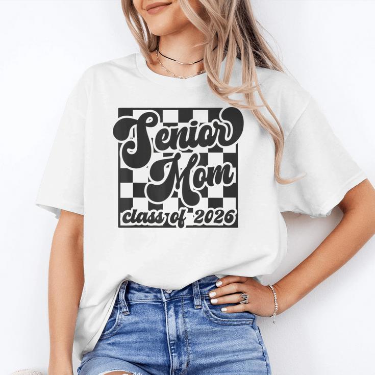 Women Senior Mom Class Of 2026 Retro Graduation Senior Mama Unisex T-Shirt
