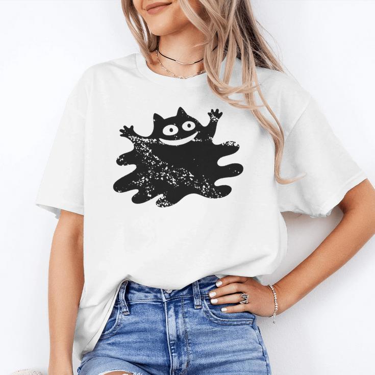 Yk2 Grunge Scary Cat With Tail Tomboy 90s Nostalgia Indie Premium Tri-Blend Unisex T-Shirt