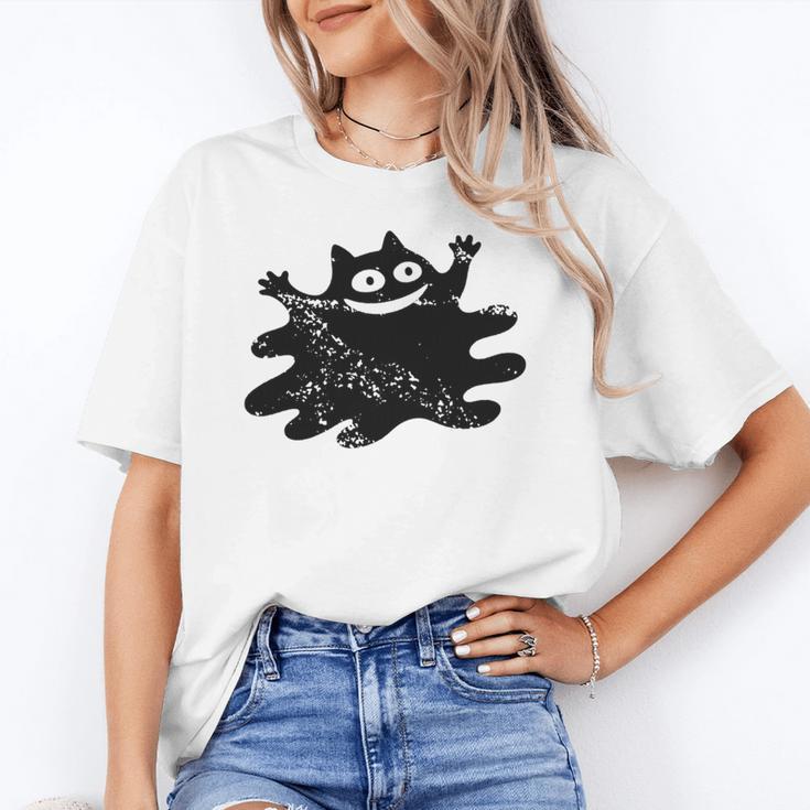 Yk2 Grunge Scary Cat With Tail Tomboy 90s Nostalgia Indie Unisex T-Shirt