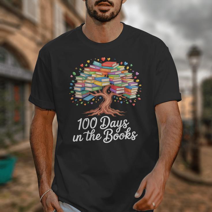 100th Day Of School Books Tree Reading Unisex T-Shirt 100th Day Of School Books Tree Reading Unisex T-Shirt
