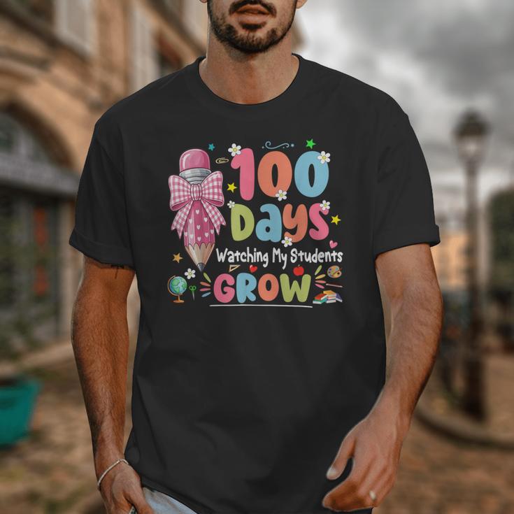 100th Day Of School Teacher Women Floral Books Unisex T-Shirt