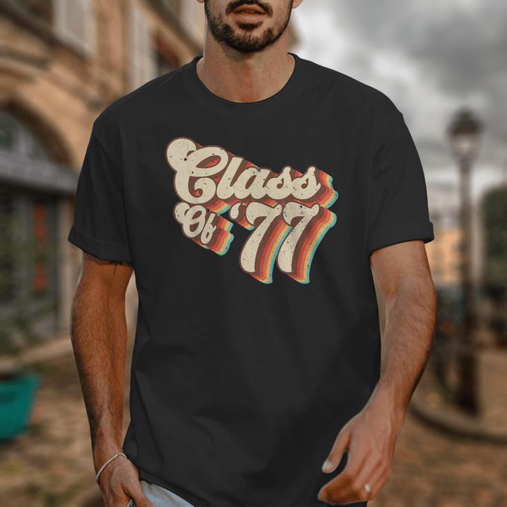 1977 Class Reunion Retro Class Of 77 High School Graduation Unisex T-Shirt