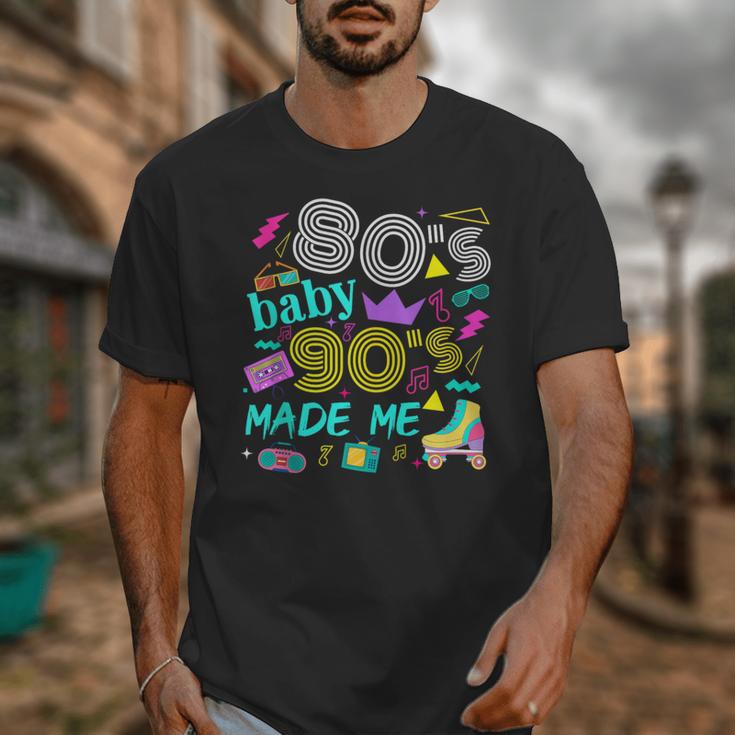 1980s 80's Baby 1990s 90's Made Me Birthday Nostalgia Vibes Unisex T-Shirt