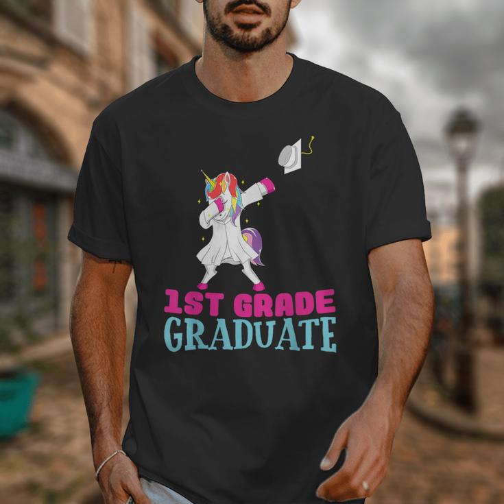 1st Grade Graduation Dabbing Unicorn Lover T-Shirt Kids Unisex T-Shirt