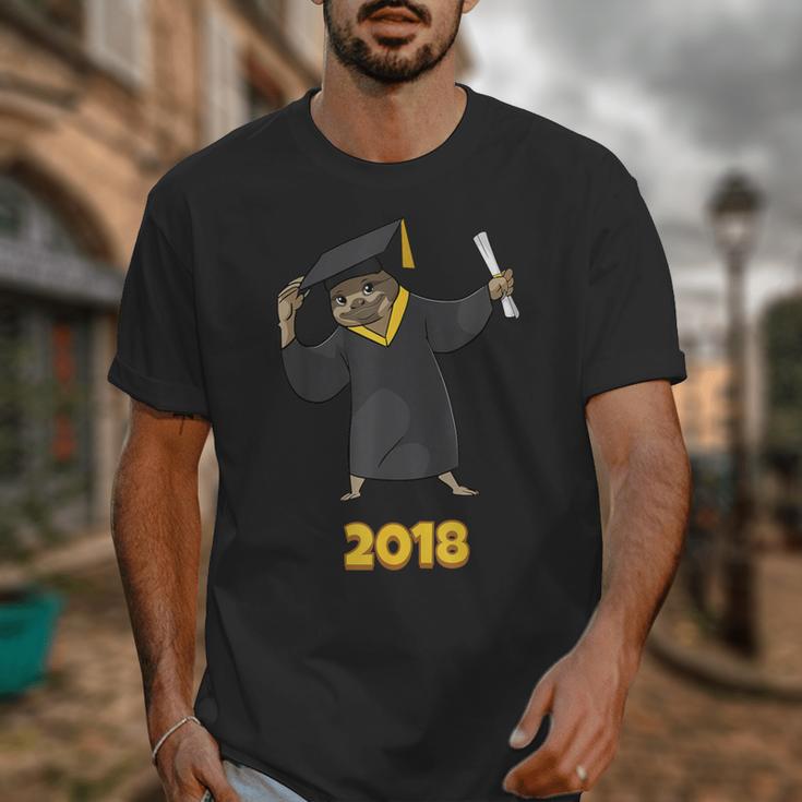 2018 Graduation Shirts Sloth Lovers For Women Teens Unisex T-Shirt