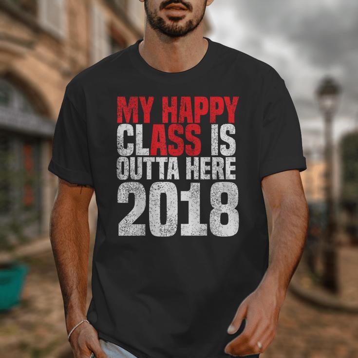 2018 Senior Graduation My Happy Class Shirt Unisex T-Shirt
