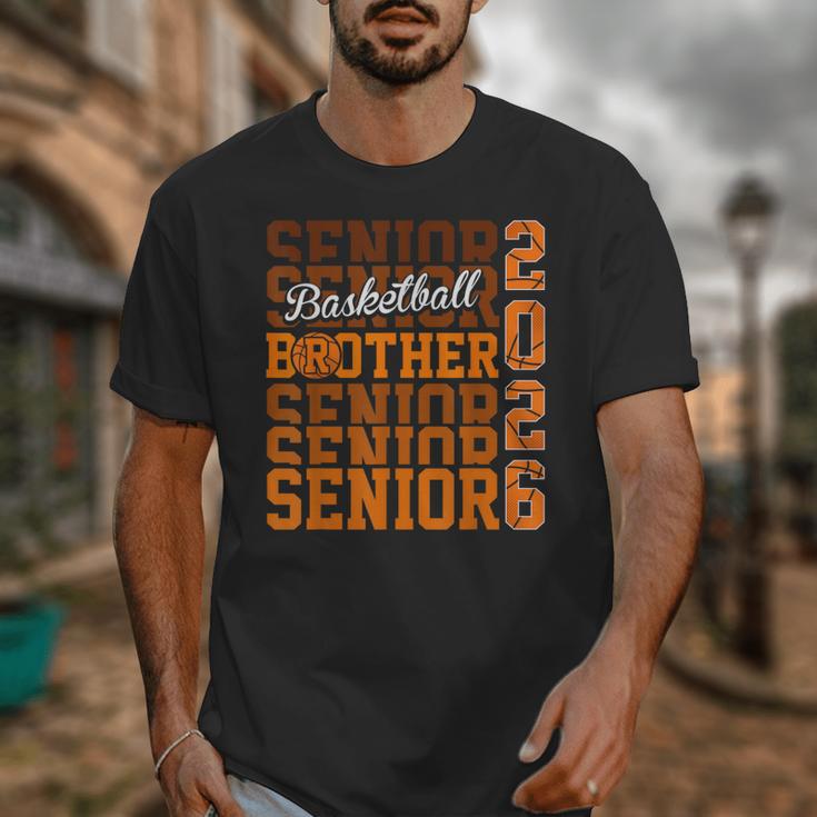 2026 Basketball Senior Brother Graduation Matching Family Unisex T-Shirt