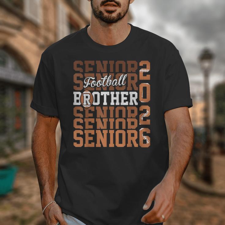 2026 Football Senior Brother Graduation Matching Family Unisex T-Shirt