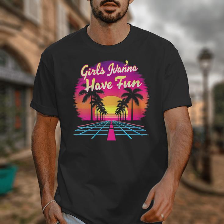 80s Fashion Girls Just Wanna Have Fun 1980s Nostalgia Unisex T-Shirt