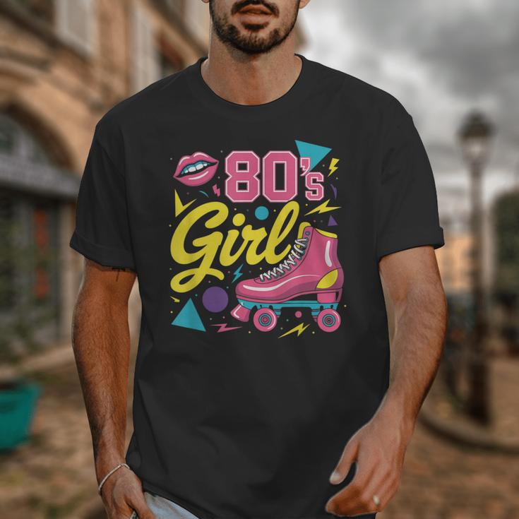 80's Girl Roller Skates Skating Eighties 1980s Nostalgia Unisex T-Shirt 80's Girl Roller Skates Skating Eighties 1980s Nostalgia Unisex T-Shirt