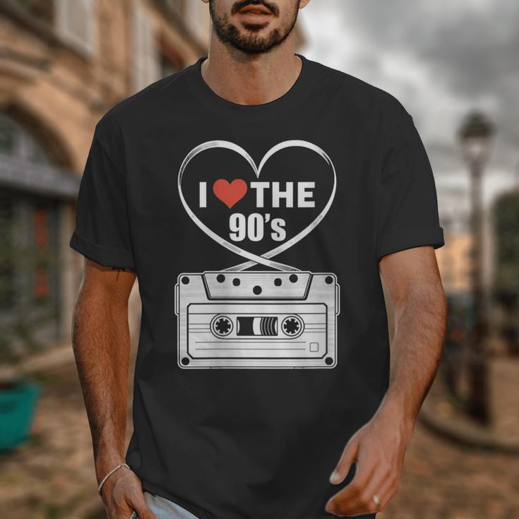 90s Nostalgia Cassette Heart Retro I Love The 90s Unisex T-Shirt 90s Nostalgia Cassette Heart Retro I Love The 90s Unisex T-Shirt