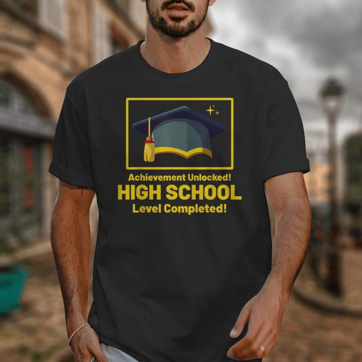 Achievement Unlocked High School Graduation Gamer Unisex T-Shirt