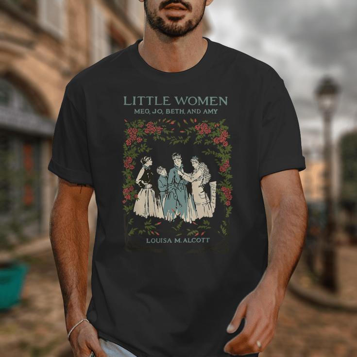 Alcott Little Women Characters Literature Book Illustration Unisex T-Shirt Alcott Little Women Characters Literature Book Illustration Unisex T-Shirt