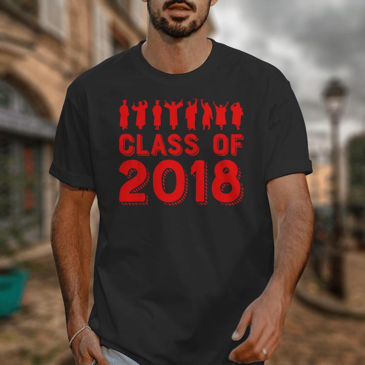 & Red Class Of 2018 Senior GraduationShirt Unisex T-Shirt