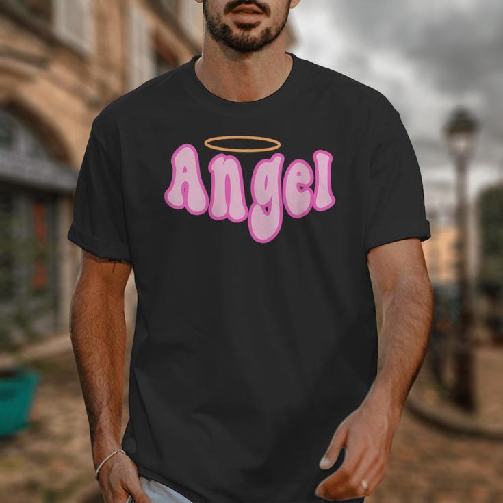 Angel Y2k Aesthetic 2000s Millennial Nostalgia Retro Pink Unisex T-Shirt Angel Y2k Aesthetic 2000s Millennial Nostalgia Retro Pink Unisex T-Shirt