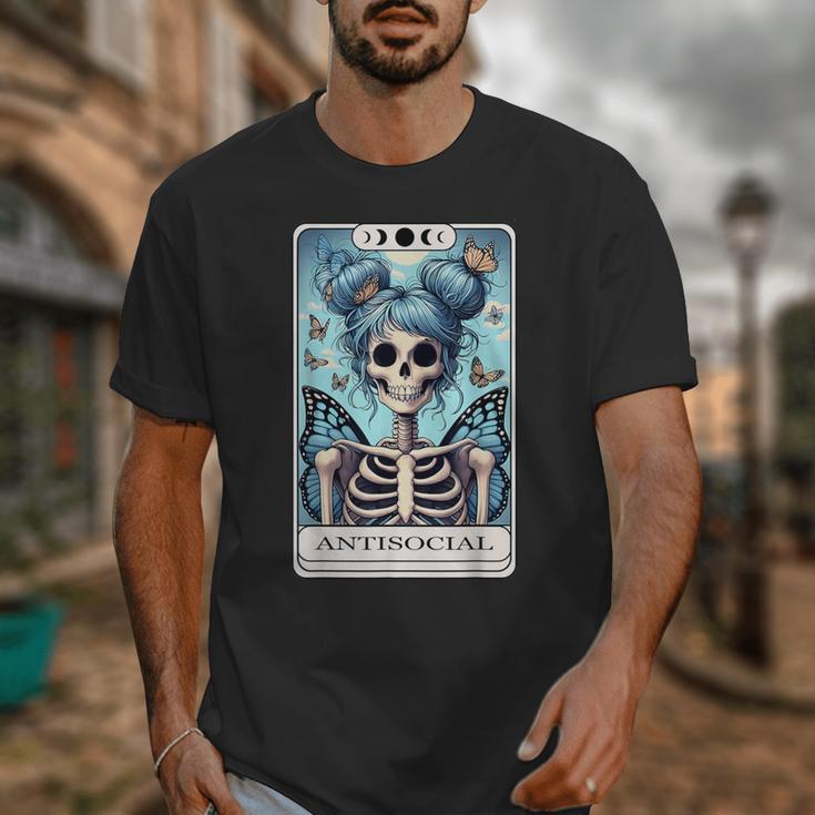 Antisocial Butterfly Tarot Card Introvert Women Stay Home Unisex T-Shirt Antisocial Butterfly Tarot Card Introvert Women Stay Home Unisex T-Shirt