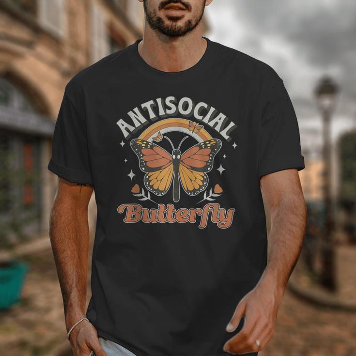 Antisocial Butterfly Tee For Introvert Men Women Girls Unisex T-Shirt