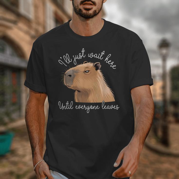 Antisocial Introvert Capybara Sarcastic Humor Unisex T-Shirt Antisocial Introvert Capybara Sarcastic Humor Unisex T-Shirt