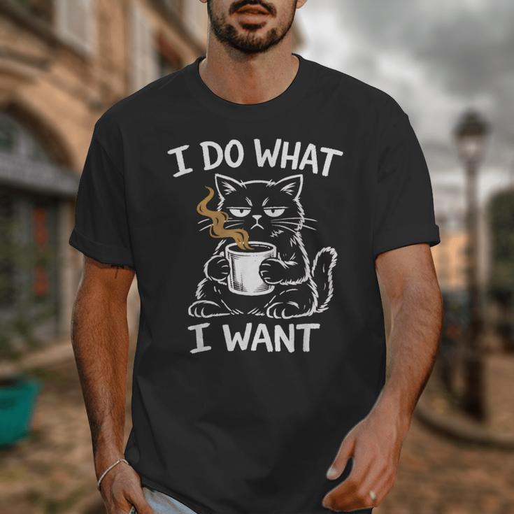Antisocial Introvert Cat Coffee Sarcastic Attitudes Graphic Unisex T-Shirt Antisocial Introvert Cat Coffee Sarcastic Attitudes Graphic Unisex T-Shirt