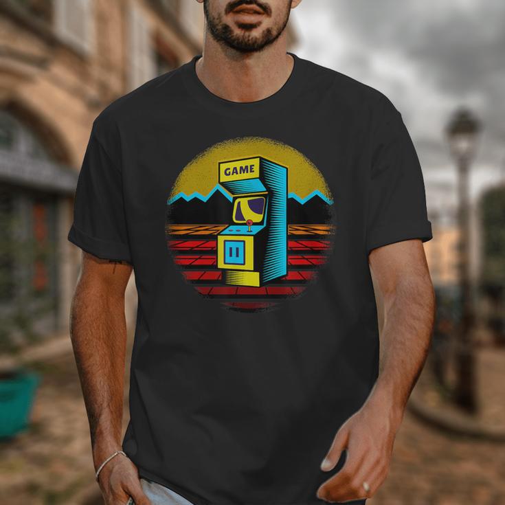 Arcade Game Machine Nostalgia Retro Gamer 80s 90s Unisex T-Shirt