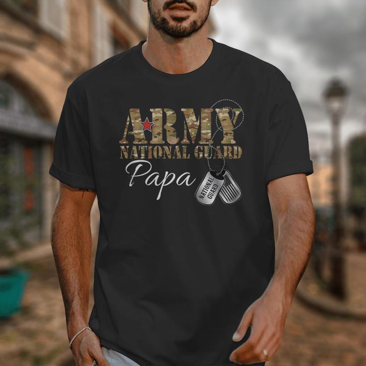 Army National Guard Papa Army National Guard Graduation Papa Unisex T-Shirt