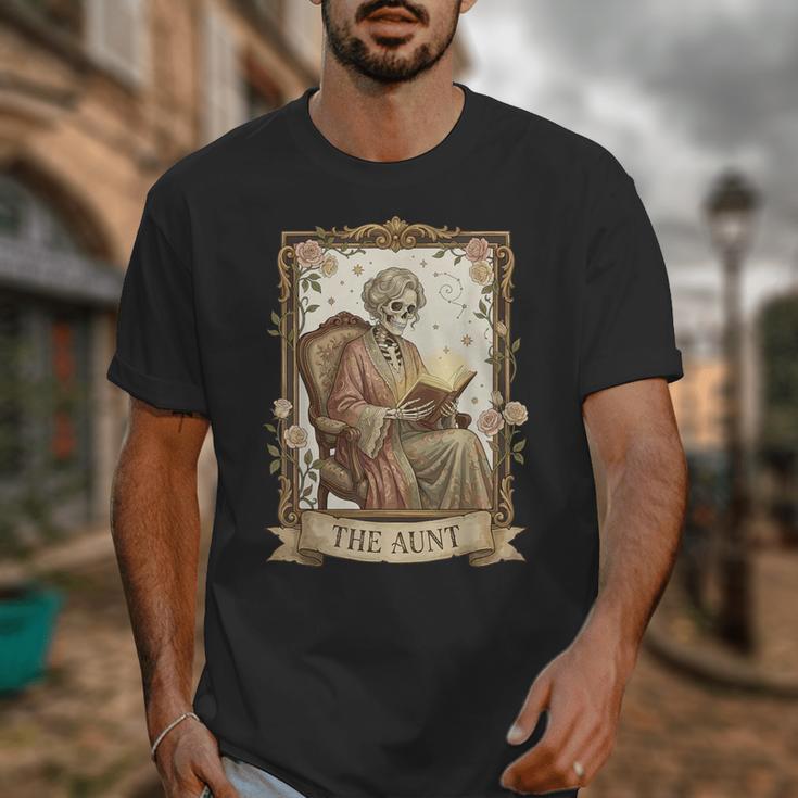 The Aunt Tarot Card Women Skeleton Aunty Book Lover Unisex T-Shirt The Aunt Tarot Card Women Skeleton Aunty Book Lover Unisex T-Shirt