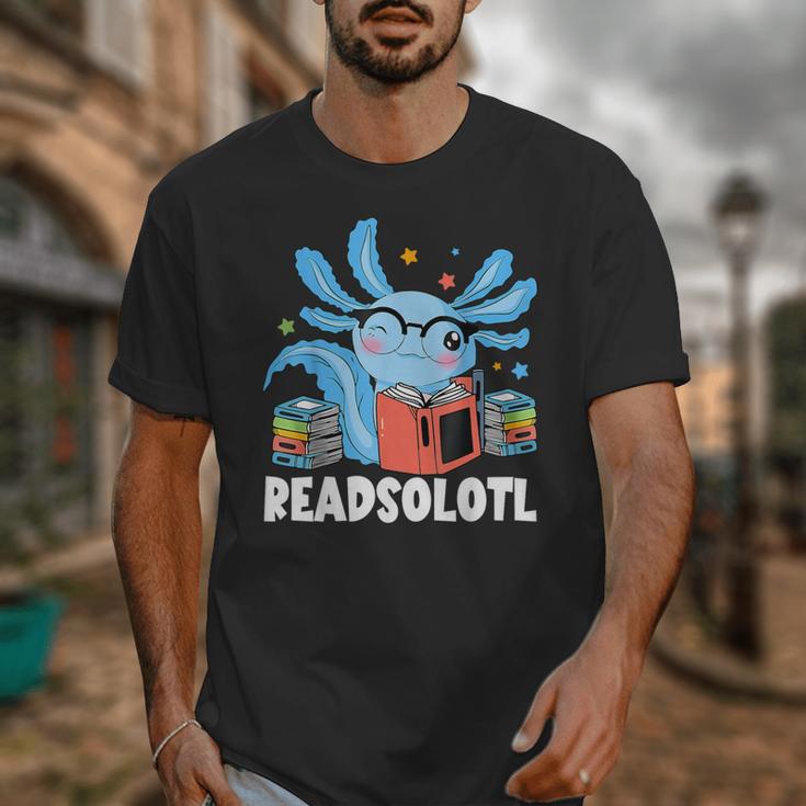 Axolotl Read Book Kawaii Reading Books For Men Women Unisex T-Shirt Axolotl Read Book Kawaii Reading Books For Men Women Unisex T-Shirt